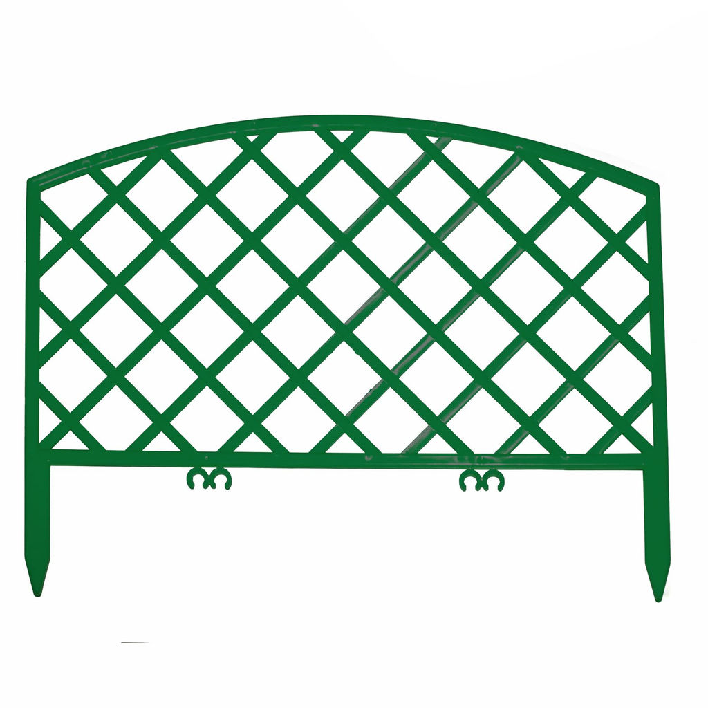 Декоративный заборчик Решетка, зеленый