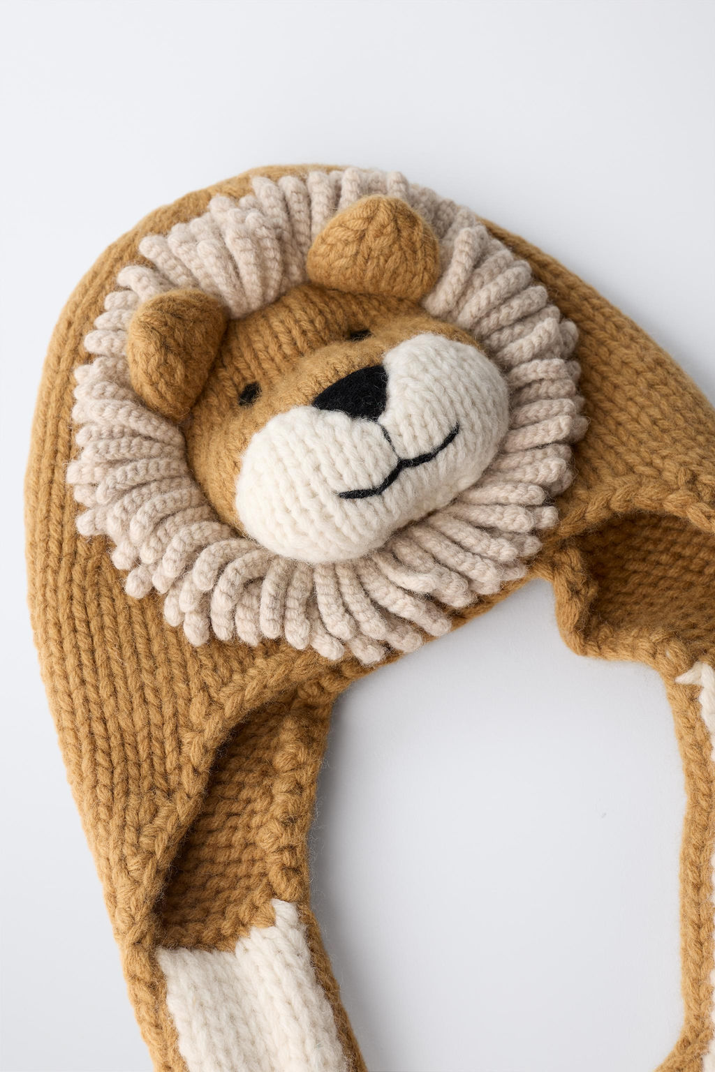 100% WOOL LION HAT LIMITED EDITION - Zara фото 4