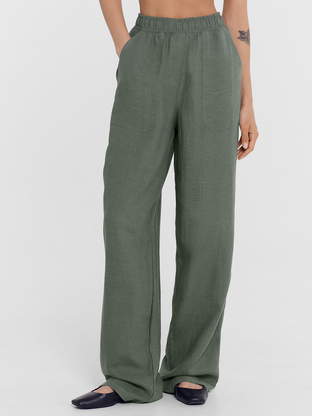 Брюки женские в сером цвете