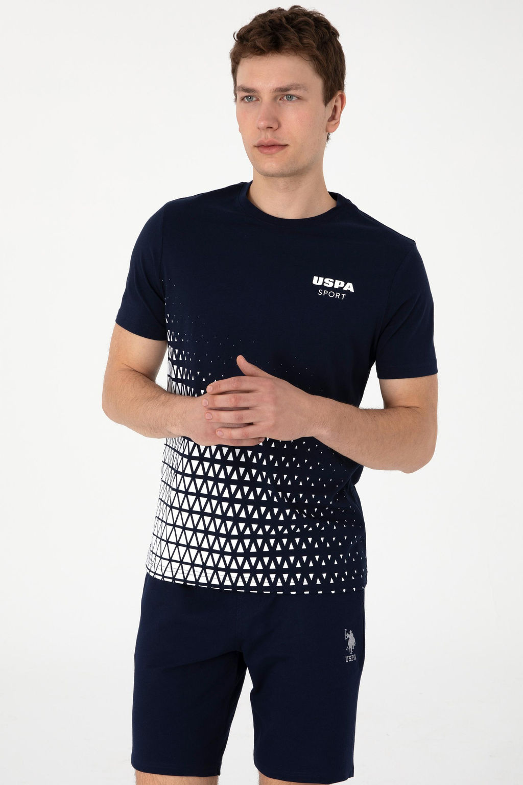 Erkek Regular Fit Bisiklet Yaka Lacivert Ti__rt Sepette S_rpriz _ndirim - U.s. polo assn фото 3