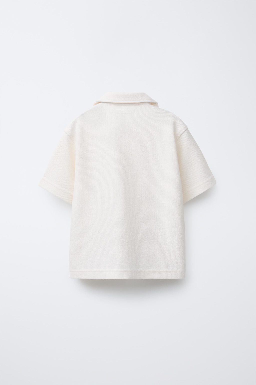 RUSTIC TOWELLING EFFECT BOWLING SHIRT - Zara фото 2