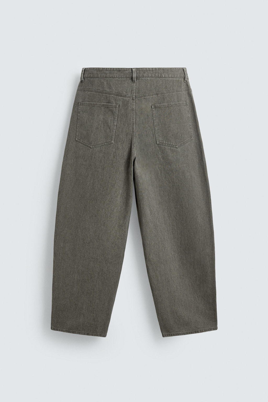 PANTAL?N BALLOON FIT / Gris / Azul - Zara фото 8