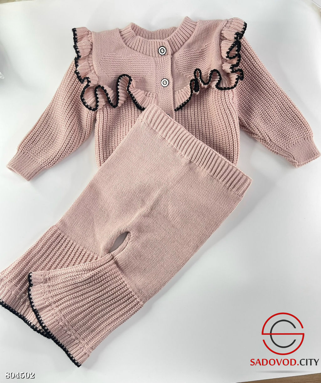 Вязаный костюм для девочек - Bruno фото 13