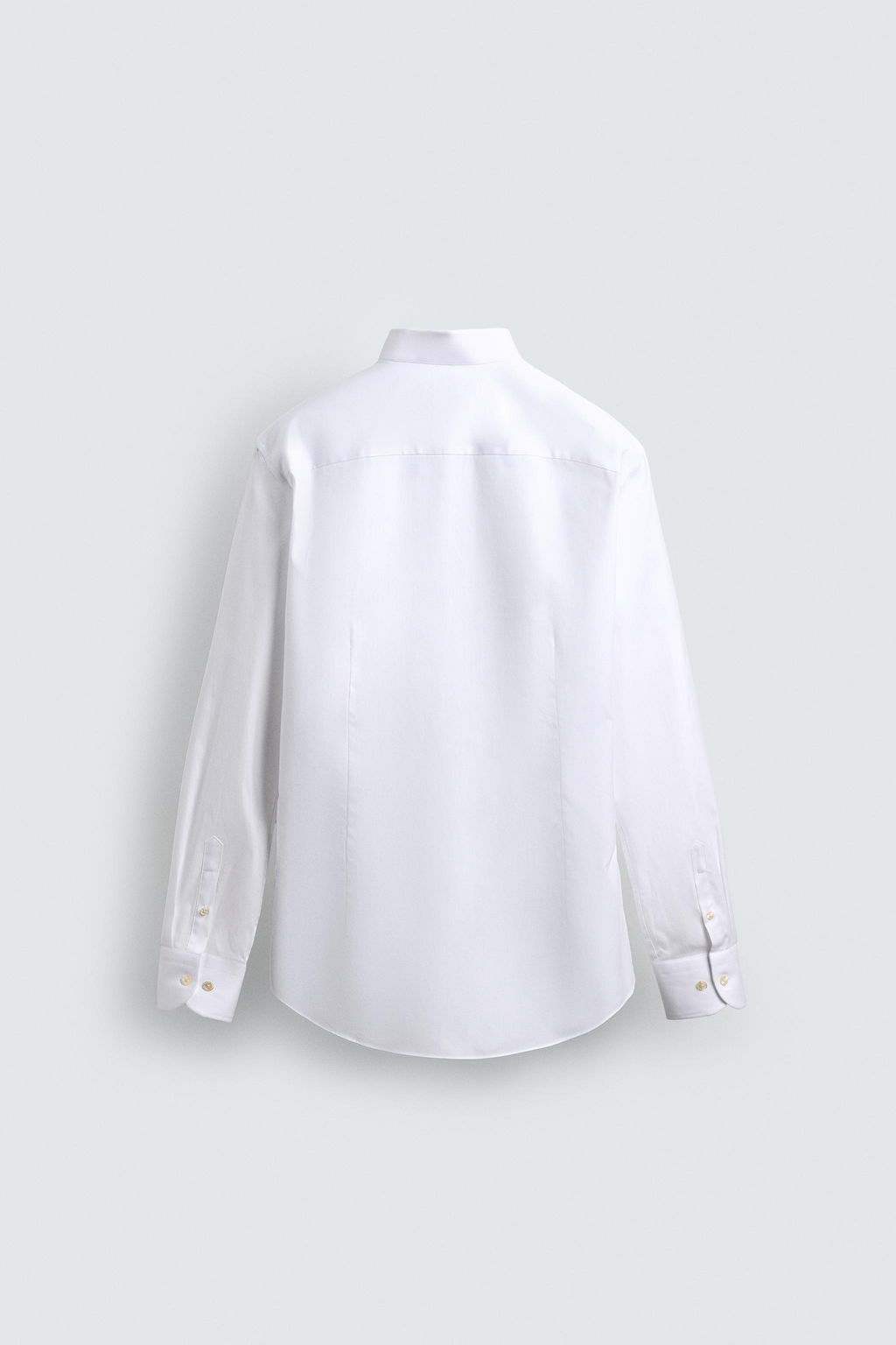 CAMISA CUELLO SMOKING / Blanco - Zara фото 7