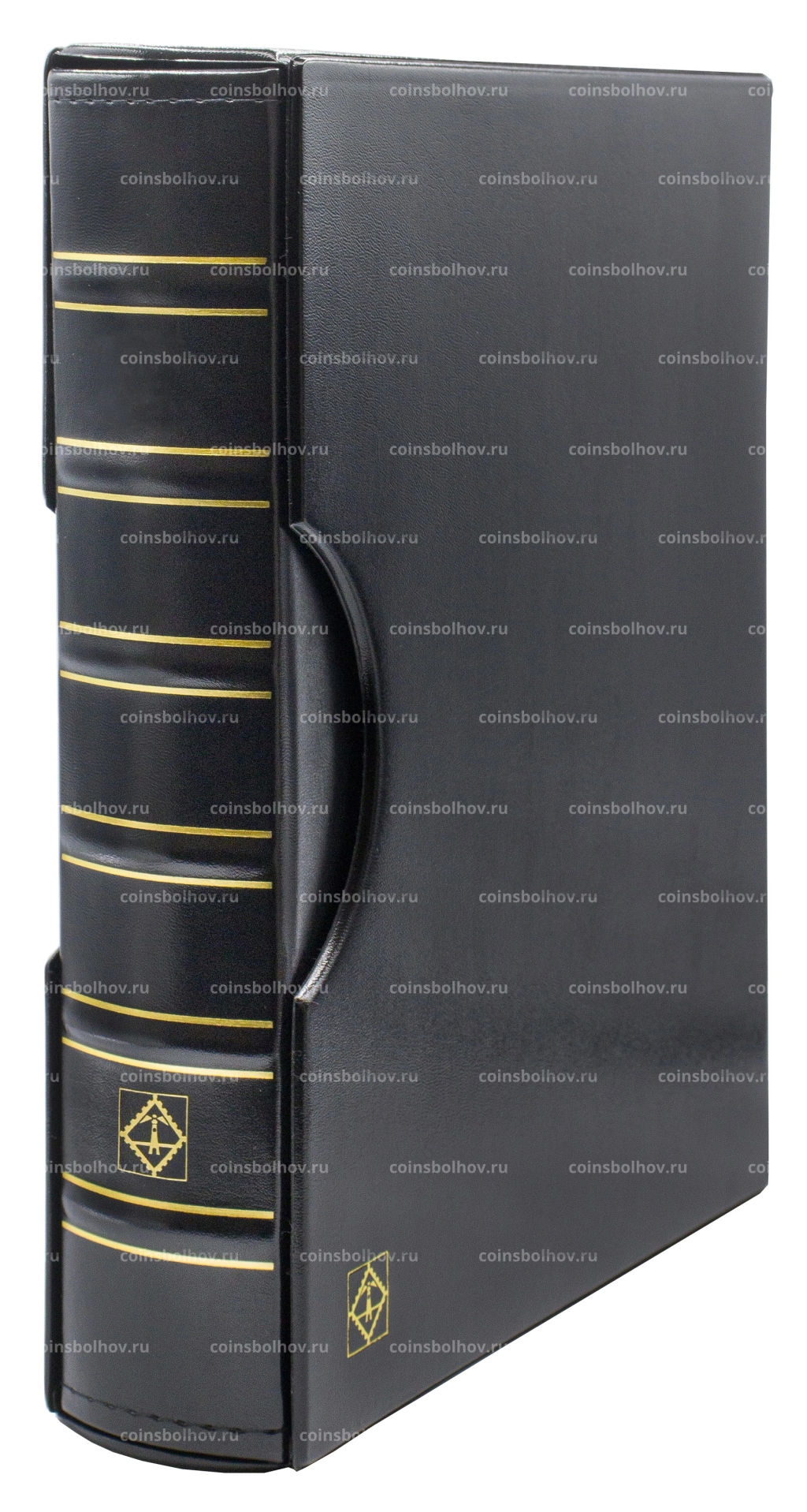 Альбом для монет без листов с защитным шубером формат Grande Черный Классический дизайн LEUCHTTURM 330249