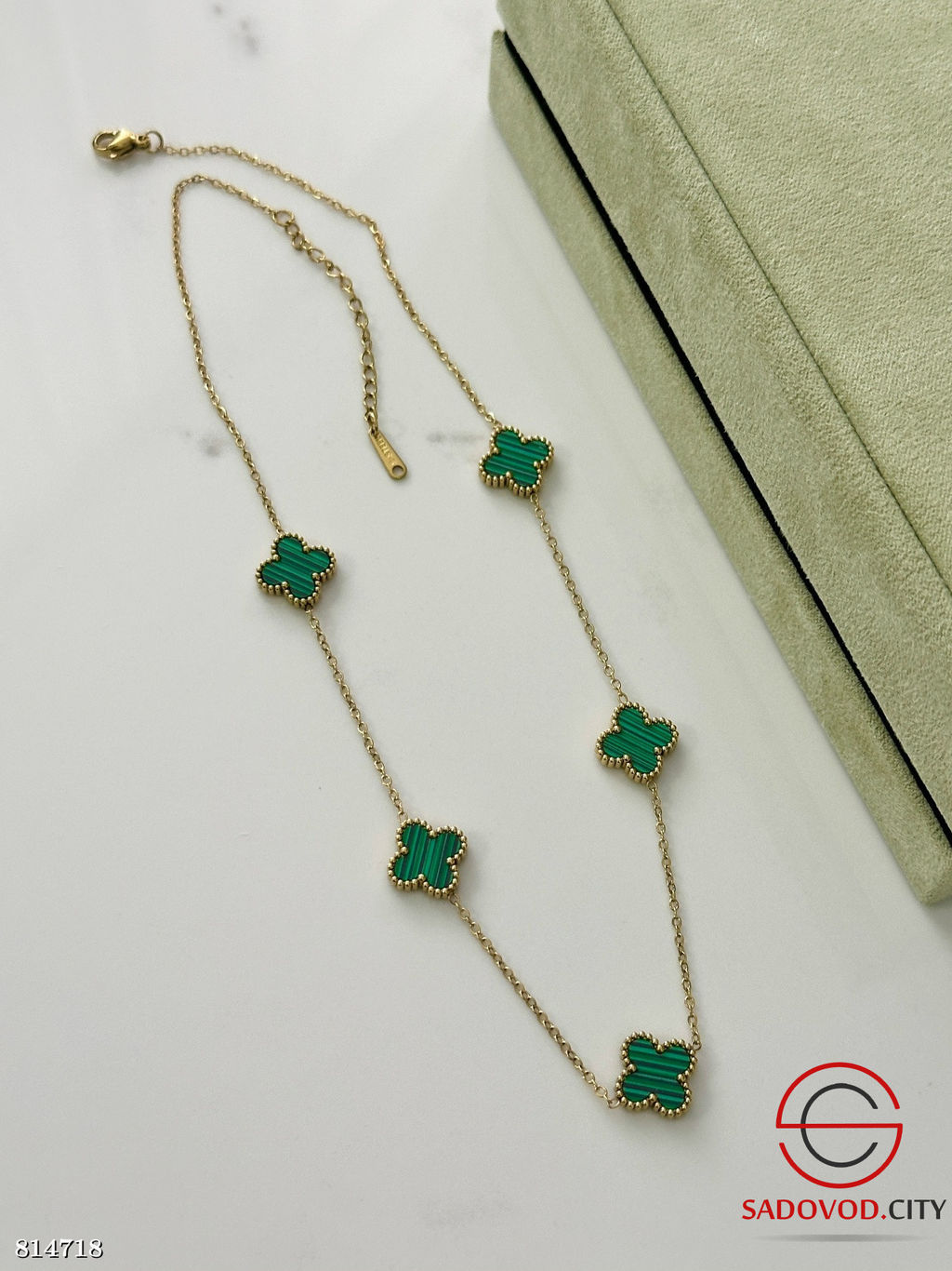 Колье из бижутерного сплава