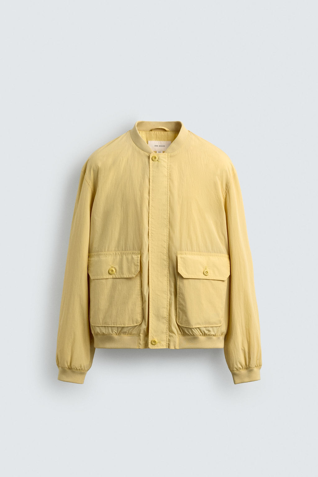 CAZADORA BOMBER T?CNICA REGULAR FIT / Vainilla - Zara фото 8