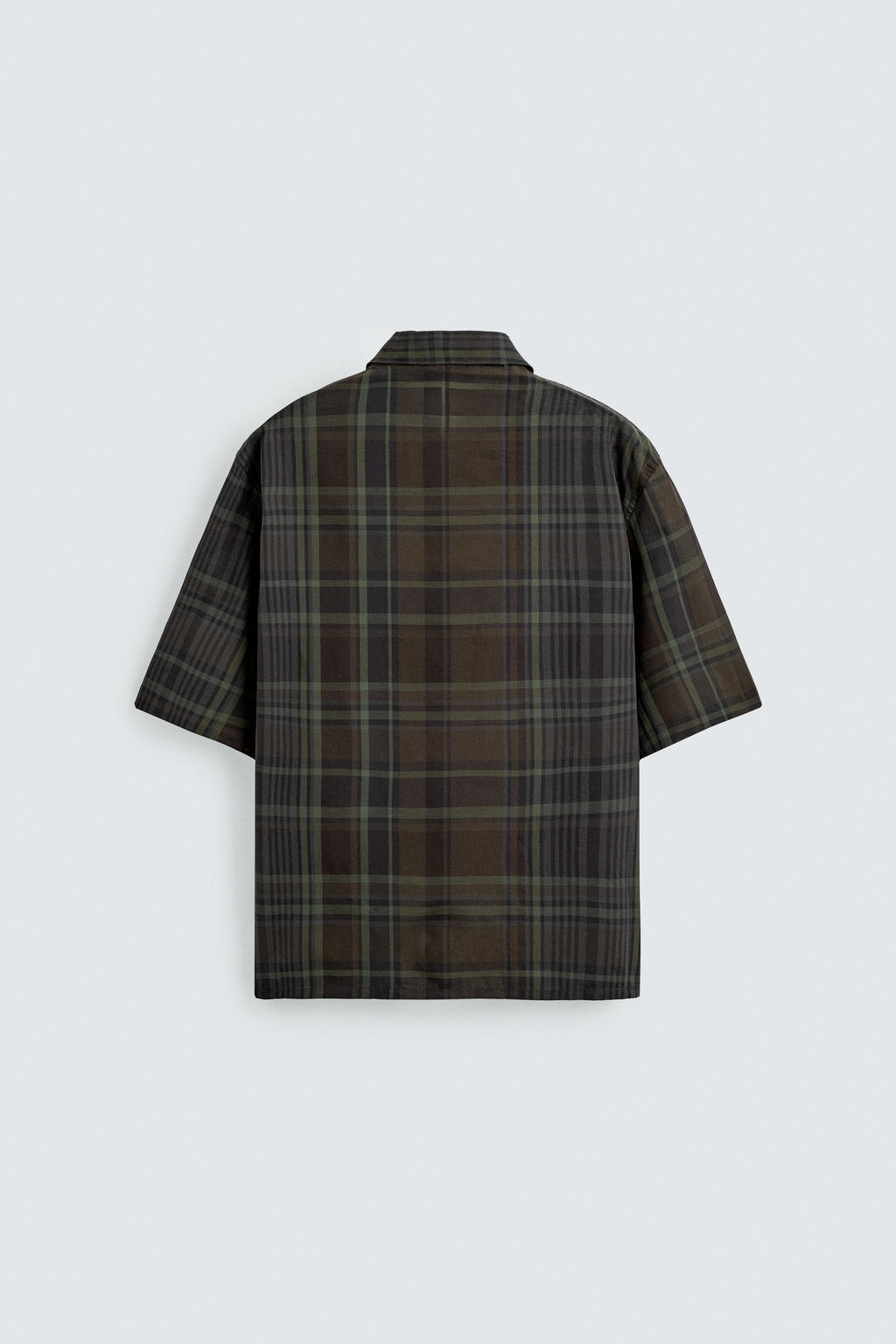 CAMISA REGULAR FIT CUADROS / Marr?n - Zara фото 7