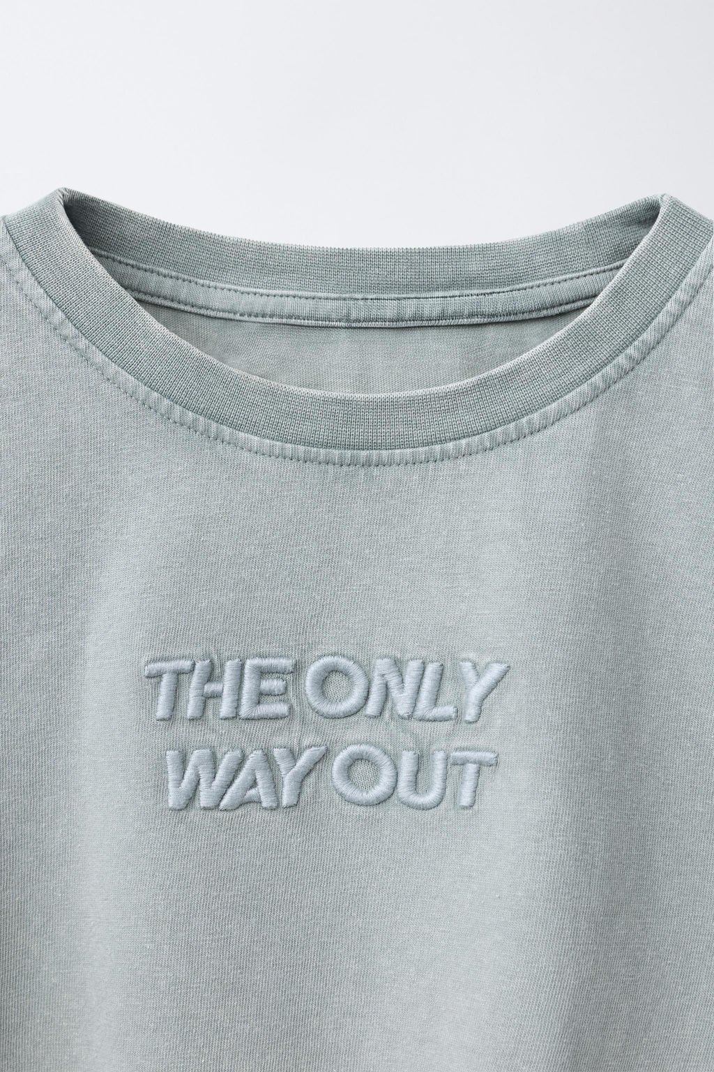 AGES 6-14 / WASHED EFFECT PYJAMAS WITH EMBROIDERED TEXT - Zara фото 6