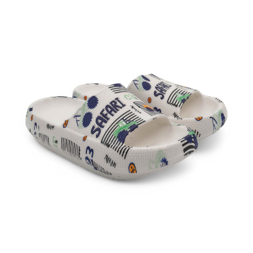 Шлепанцы А6055 белые