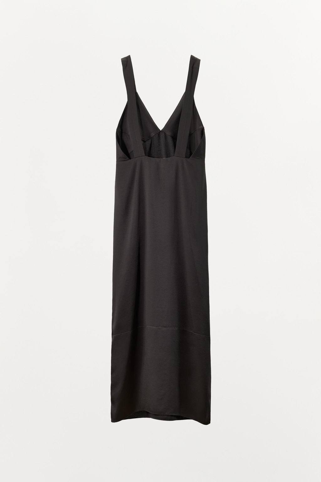 CONTRAST SEAM SATIN DRESS - Zara фото 6