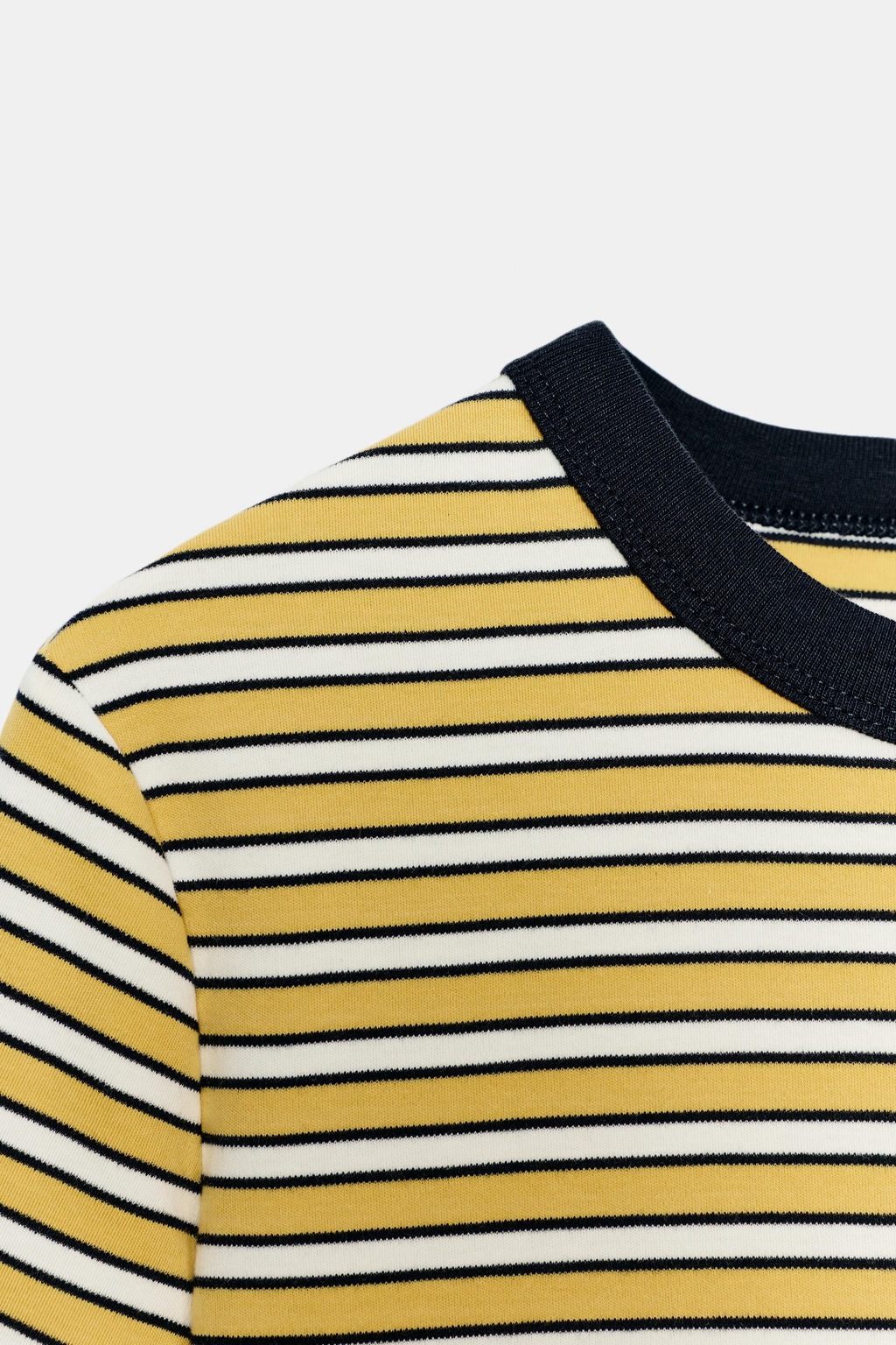 CAMISETA INTERLOCK MANGA CORTA / amarillo - Zara фото 8