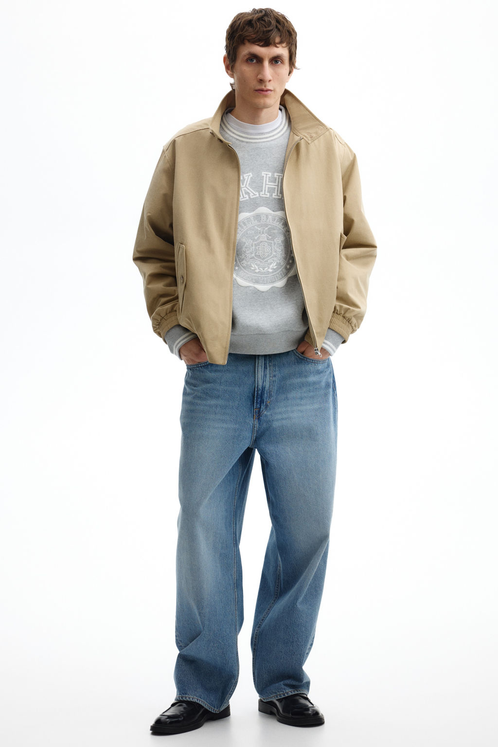 Loose Fit Printed sweatshirt - H&m фото 5