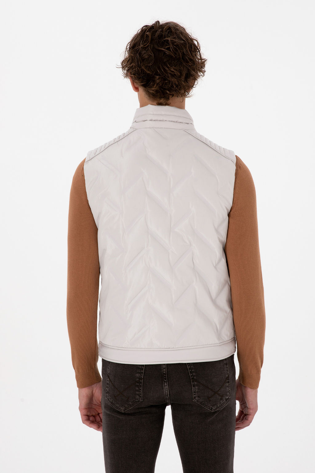 Erkek Krem Yelek - U.s. polo assn фото 4