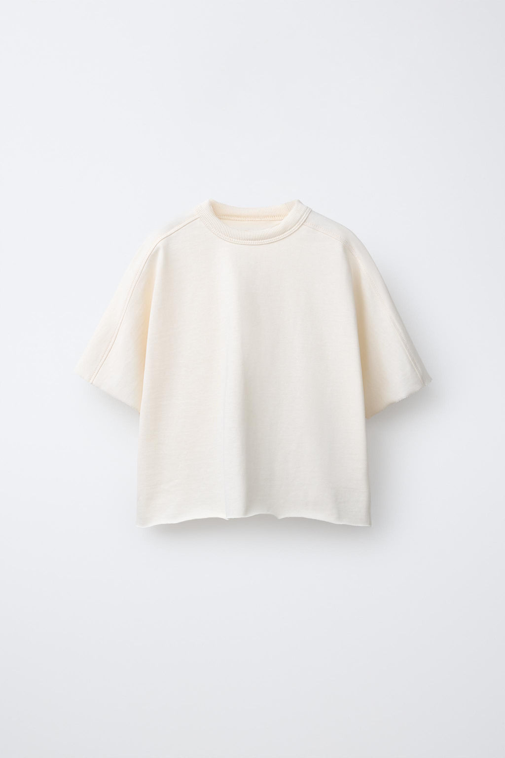 CONJUNTO CAMISETA Y PANTAL?N NERVIO HEAVY WEIGHT / Crudo - Zara фото 3