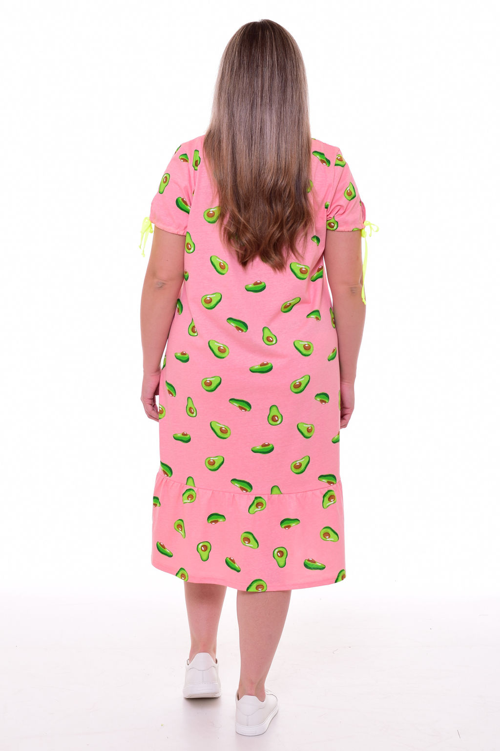 Платье женское 4-093б (коралл)