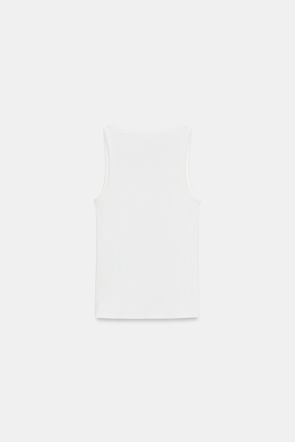 TOP BORDADO DELANTERO / Blanco roto - Zara фото 4