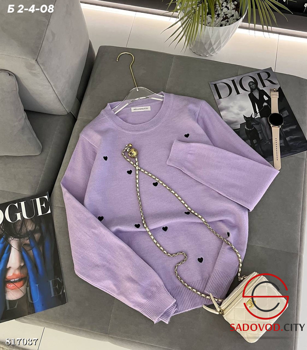 Свитер женский с сердечками - Bruno фото 8