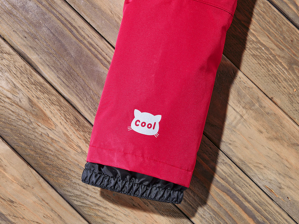 Зимние мембранные штаны для девочек LUPILU синие  фото 4