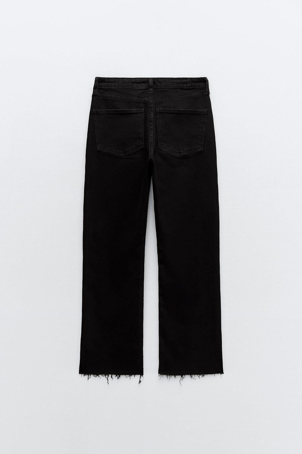 TRF CROPPED FLARE HIGH-WAIST JEANS - Zara фото 25