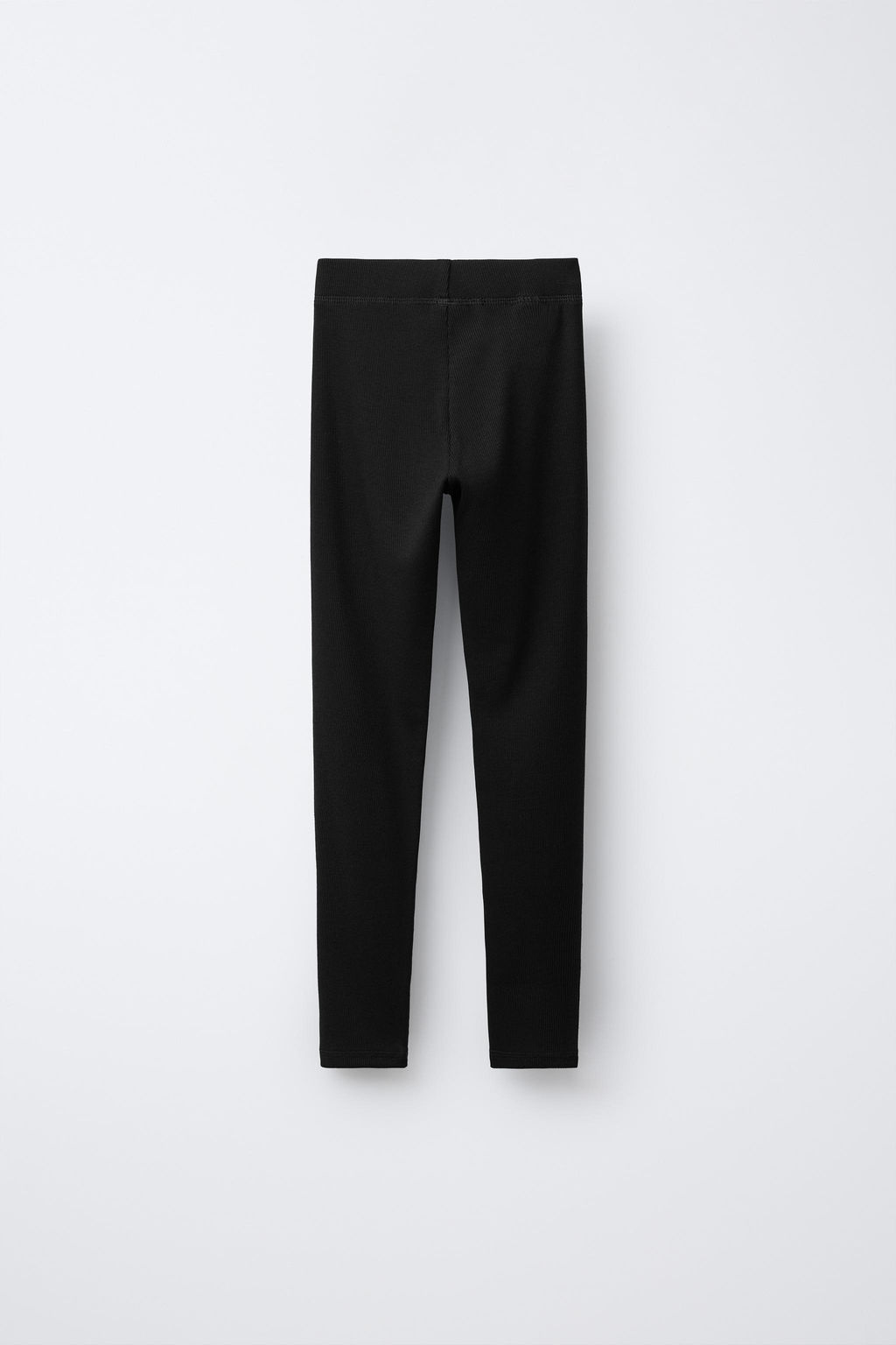 LEGGING RIB CON MODAL ETIQUETA / Negro - Zara фото 2