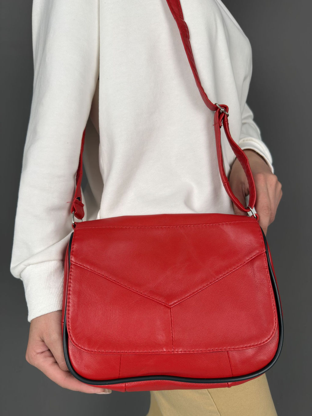 Сумка женская из телячьей кожи - Sefaro фото 5