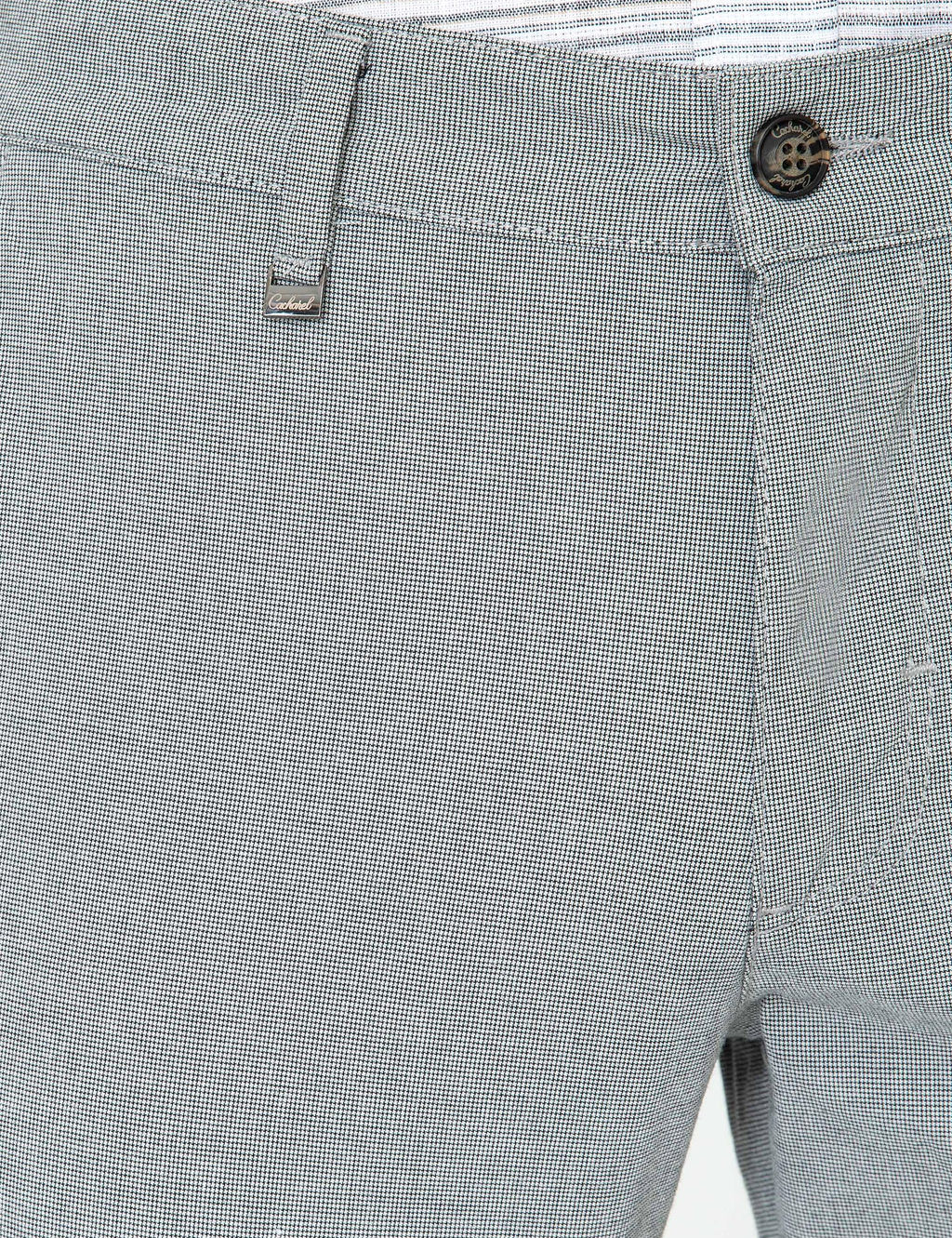 Черные зауженные брюки из плотной ткани - Cacharel фото 10