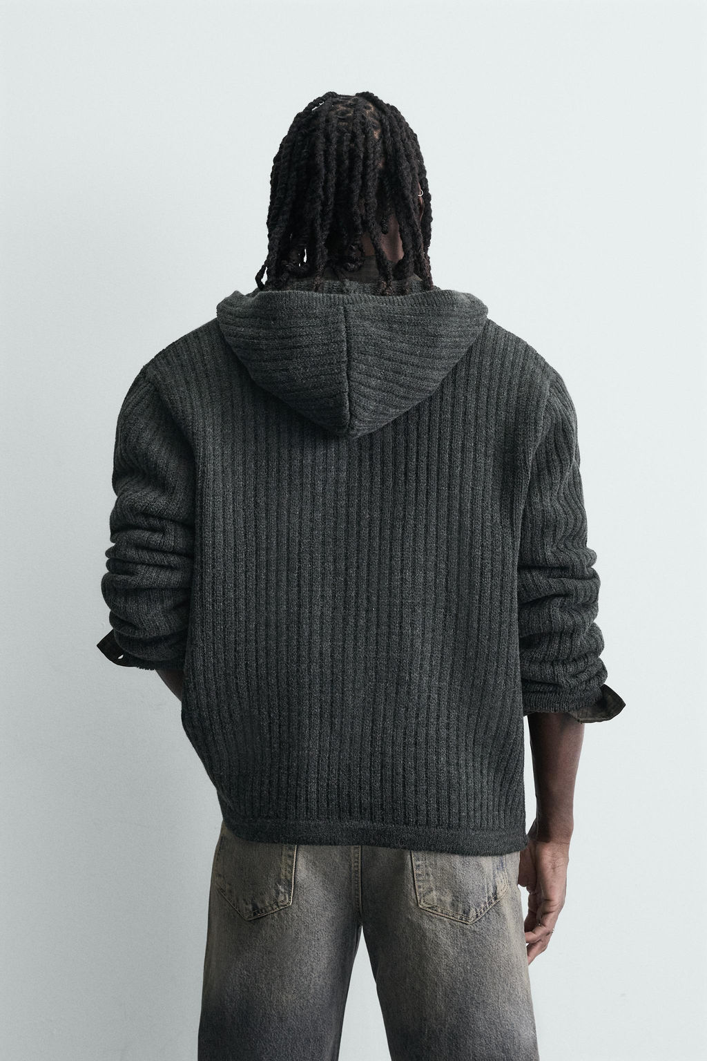 TEXTURED RIBBED JACKET - Zara фото 12