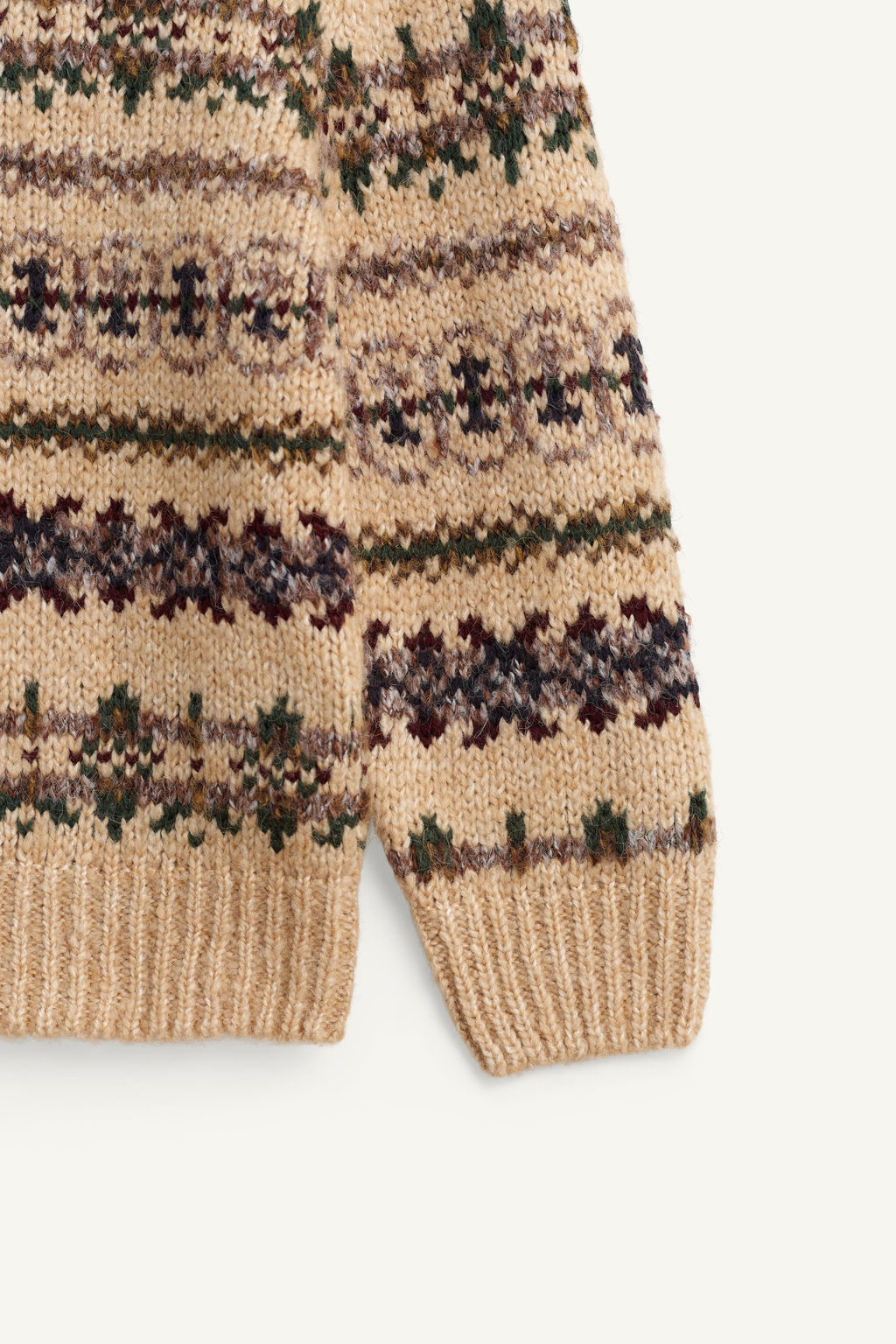 LIMITED EDITION PATTERNED KNIT JUMPER - Zara фото 7