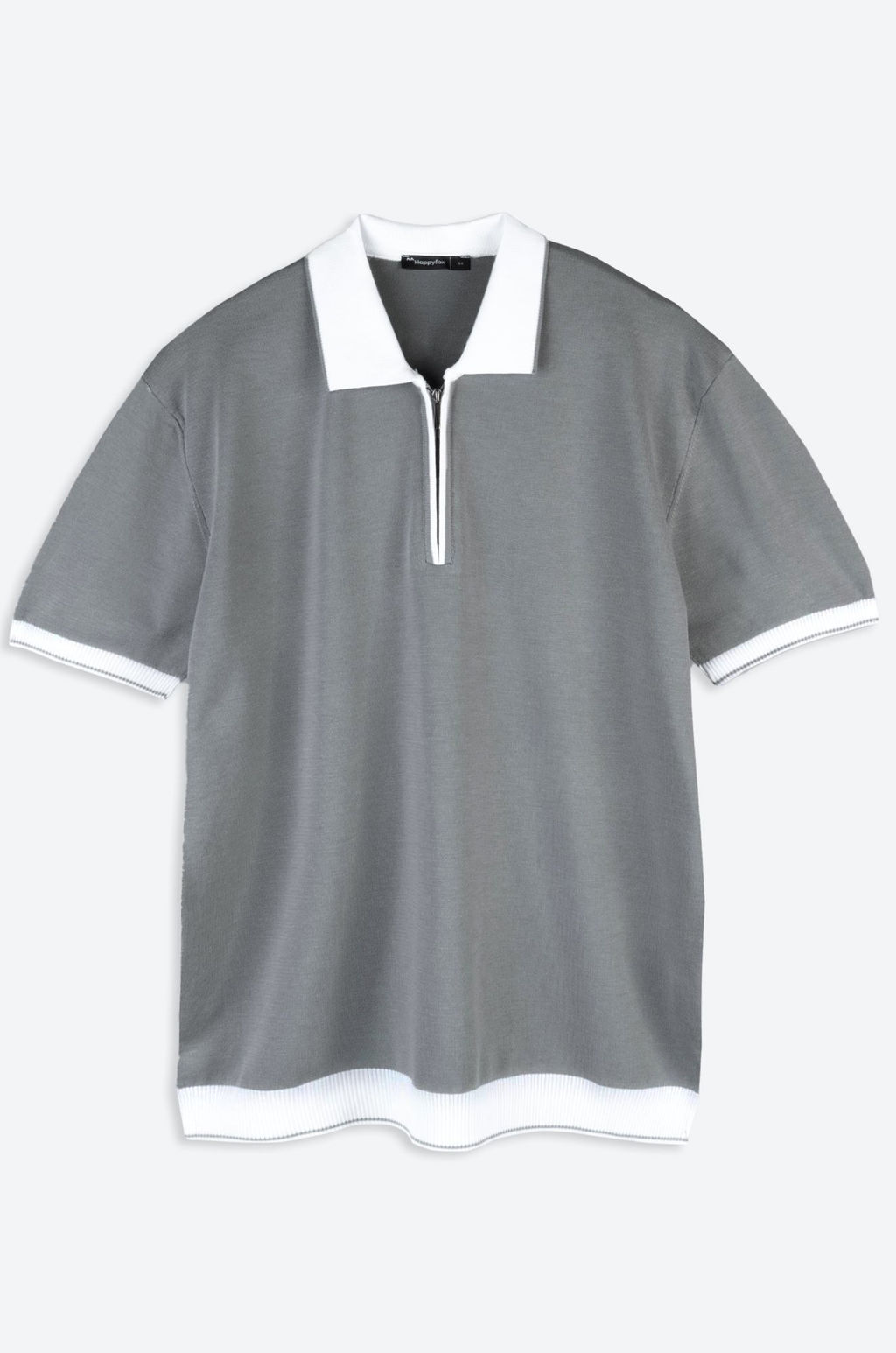 Мужская футболка-поло из вязаного трикотажа Happyfox