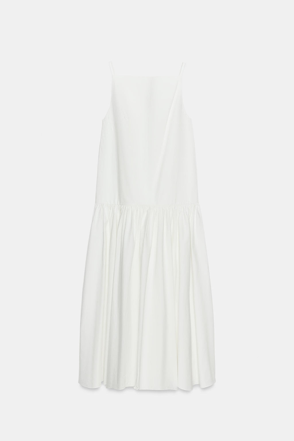 VESTIDO PLIEGUES ZW COLLECTION / Blanco - Zara фото 6