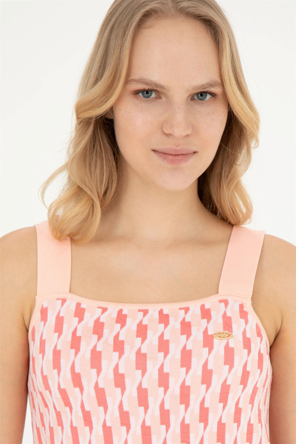 Женское трикотажное платье с цветком граната - U.s. polo assn фото 2