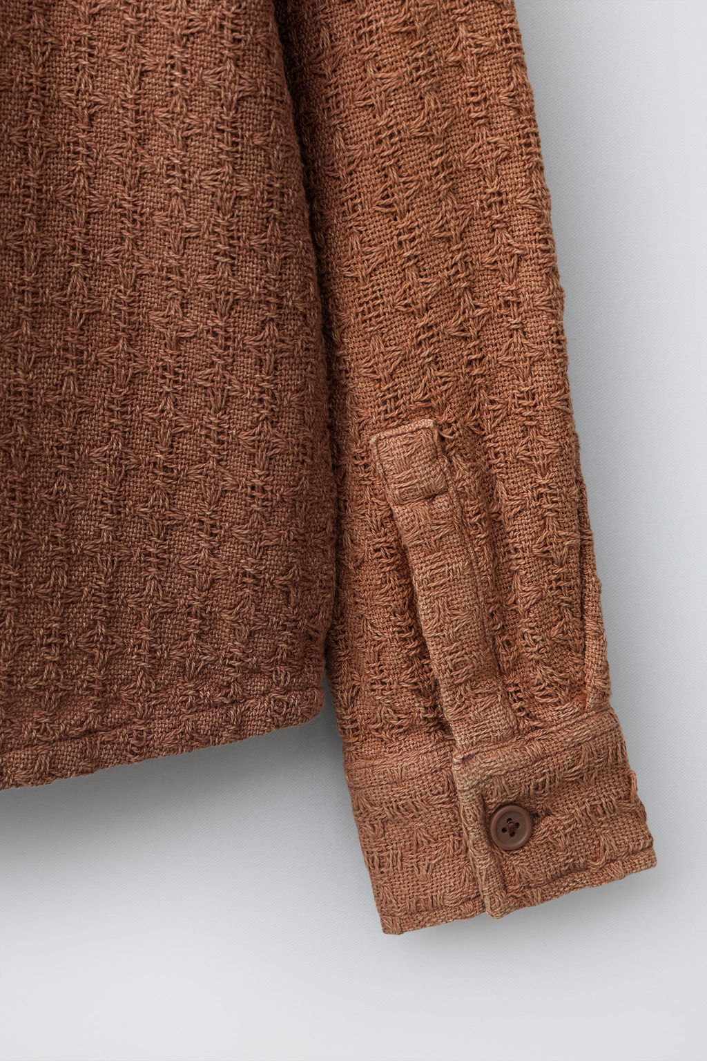 SOBRECAMISA ESTRUCTURA BOLSILLOS / Terracota - Zara фото 4