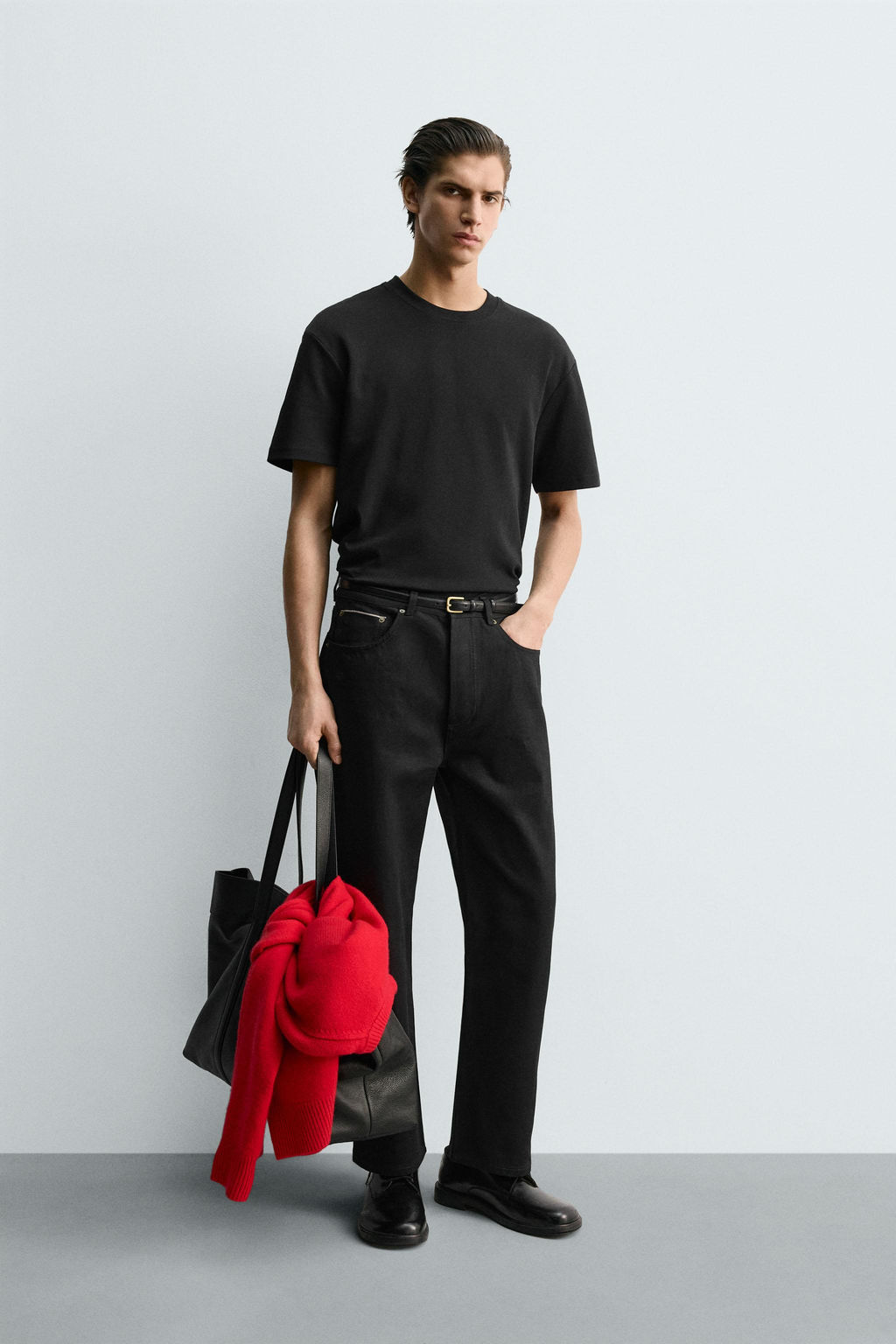 BASIC REGULAR FIT T-SHIRT - Zara фото 9