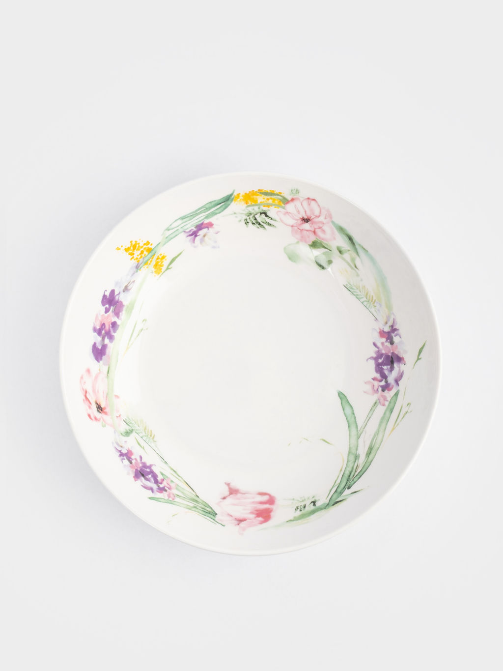 Сервиз обеденный, 6 перс, 18 пр, фарфор P, белый, Акварельные цветы, Bouquet - Anna lafarg фото 5