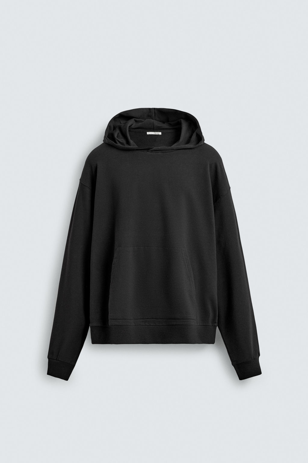 SUDADERA CAPUCHA SOFT / Negro - Zara фото 6