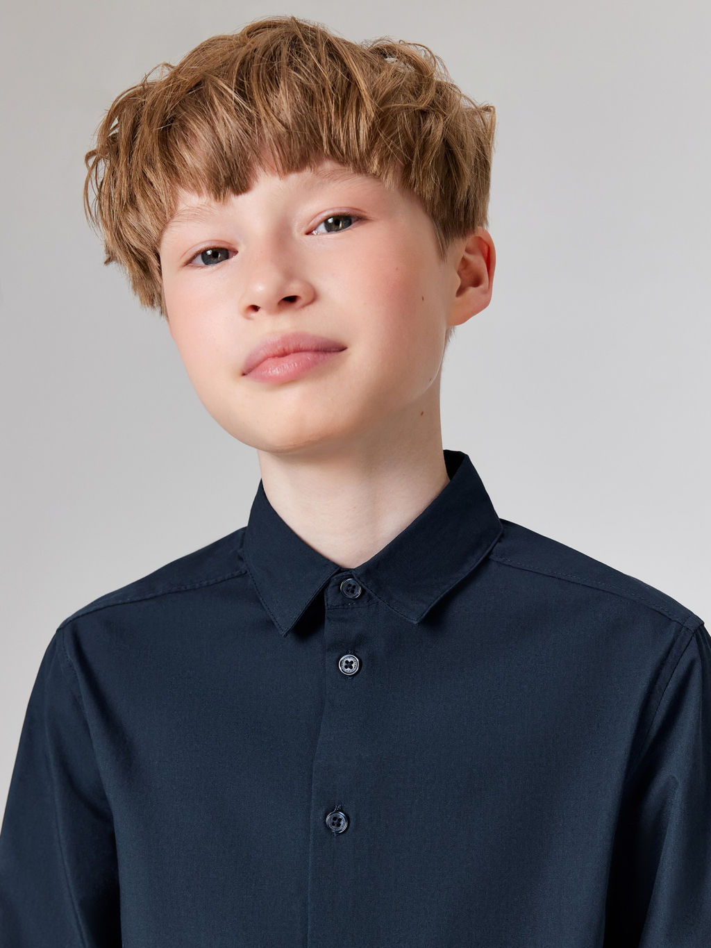 ACOOLA / Сорочка верхняя детская для мальчиков Tump темно-синий  фото 4