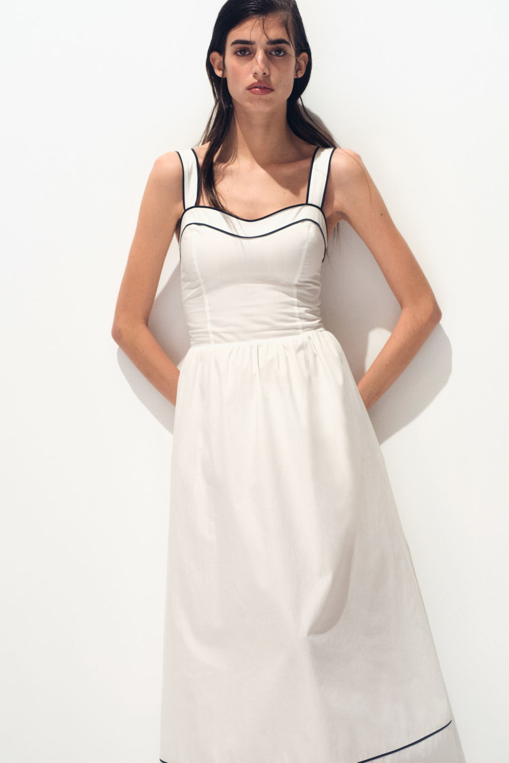 Vestido de algod?n con vuelo - H&m фото 2