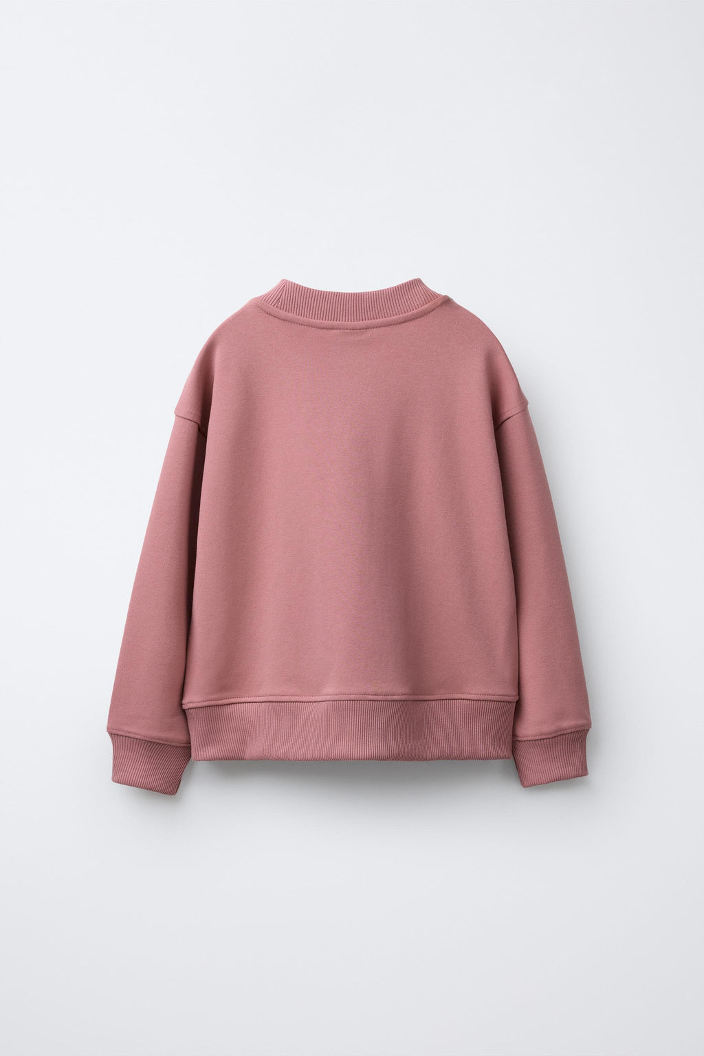 CONJUNTO INTERLOCK SUDADERA Y PANTAL?N WIDE LEG / Rosa - Zara фото 3