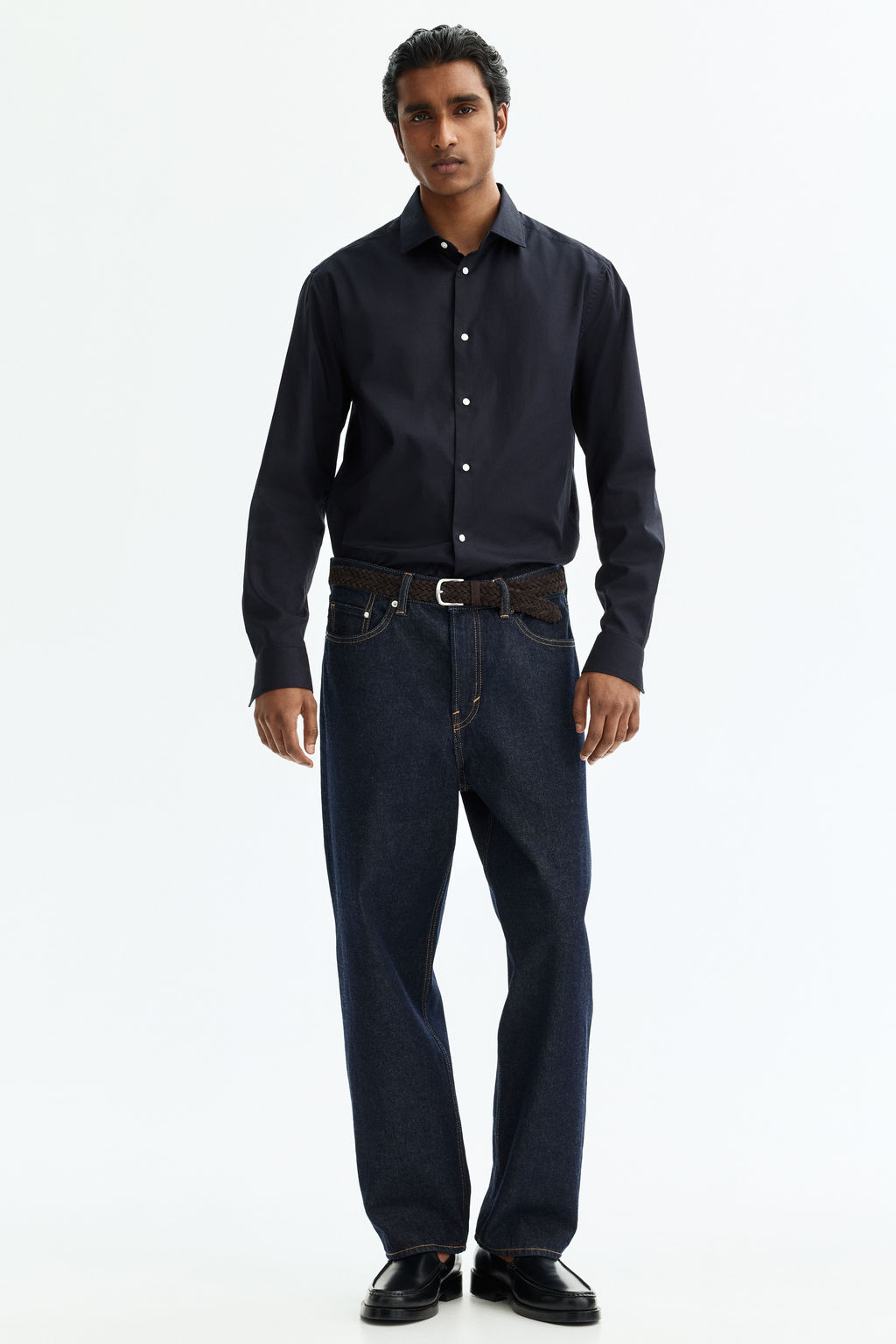 Camisa de algod?n Slim Fit - H&m фото 10