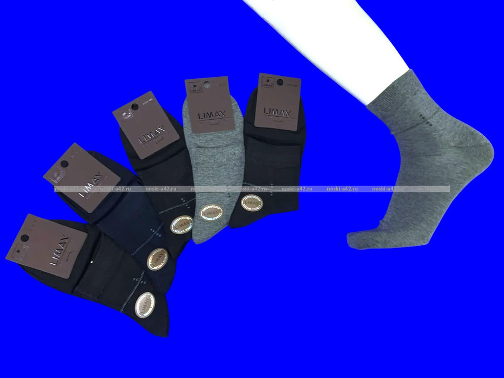 Цена за 12 пар. LIMAX носки мужские укороченные хлопок арт. 60032