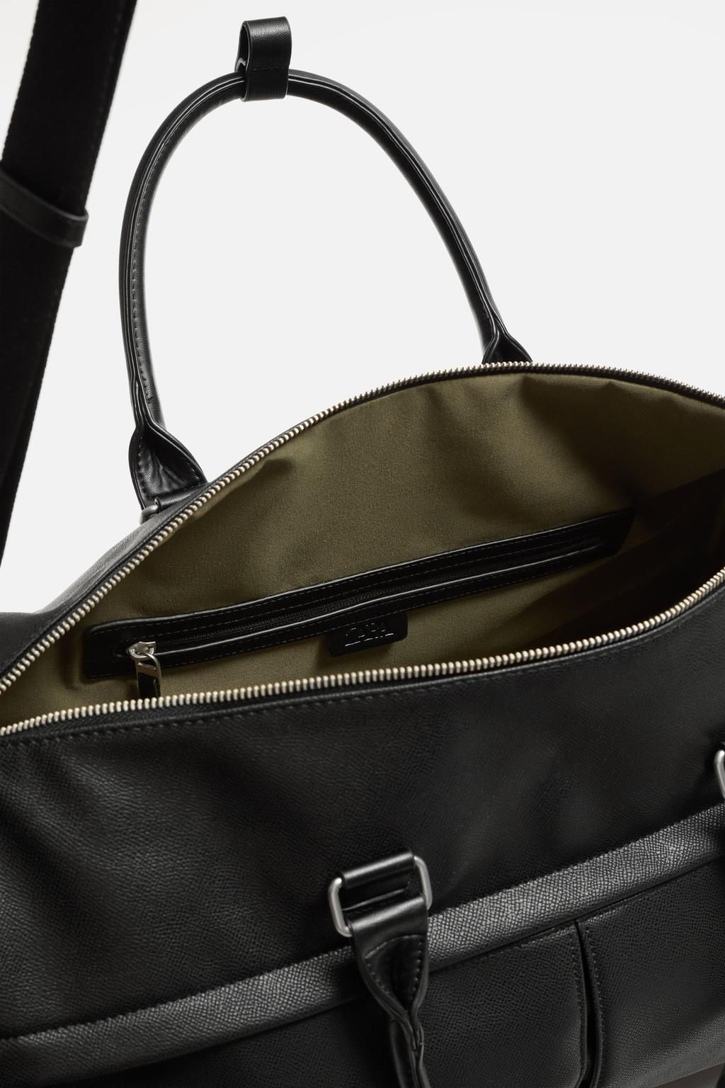 TEXTURED TRAVEL SUITCASE - Zara фото 12