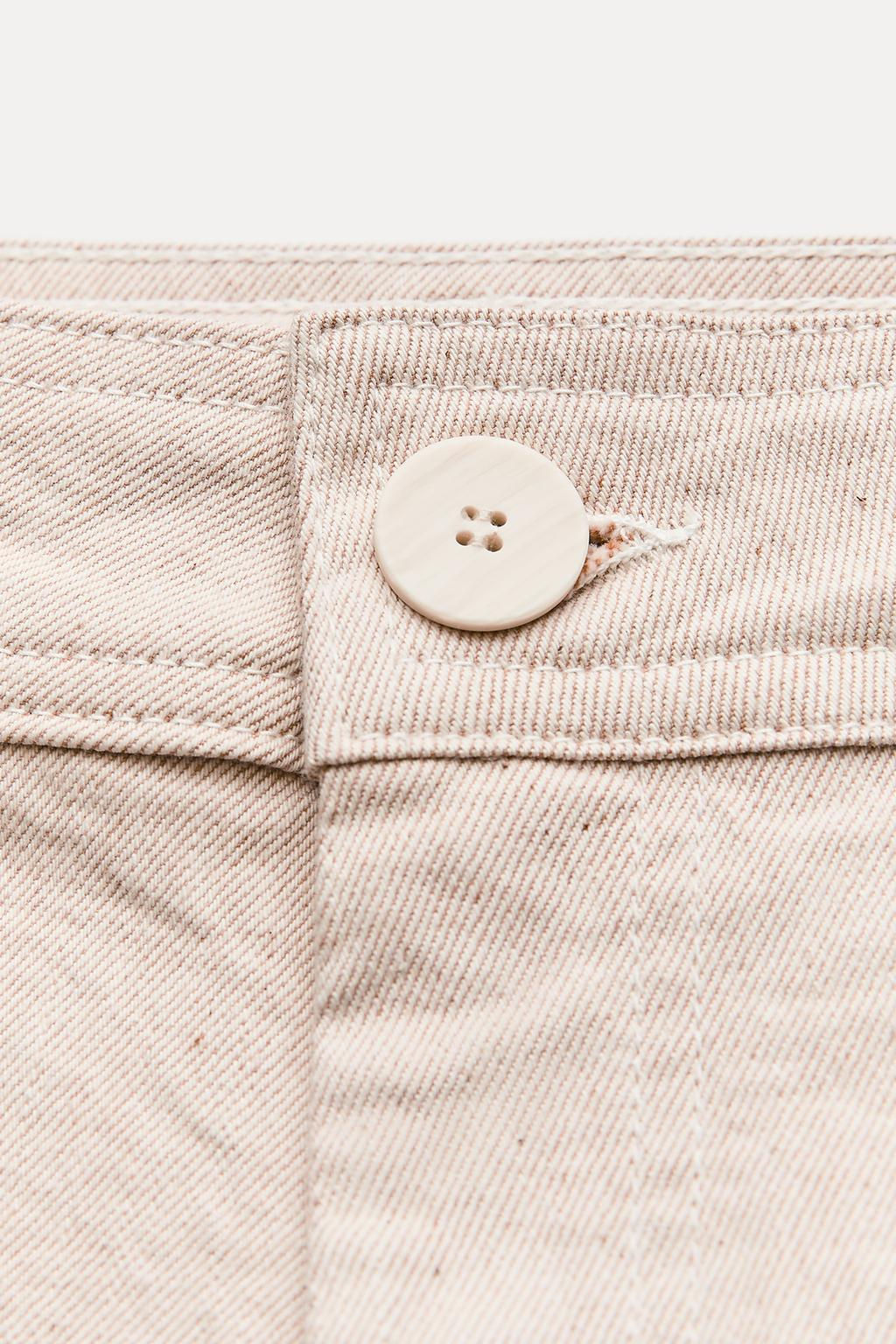 ZW MARINE STRAIGHT-LEG HIGH-WAIST JEANS - Zara фото 10