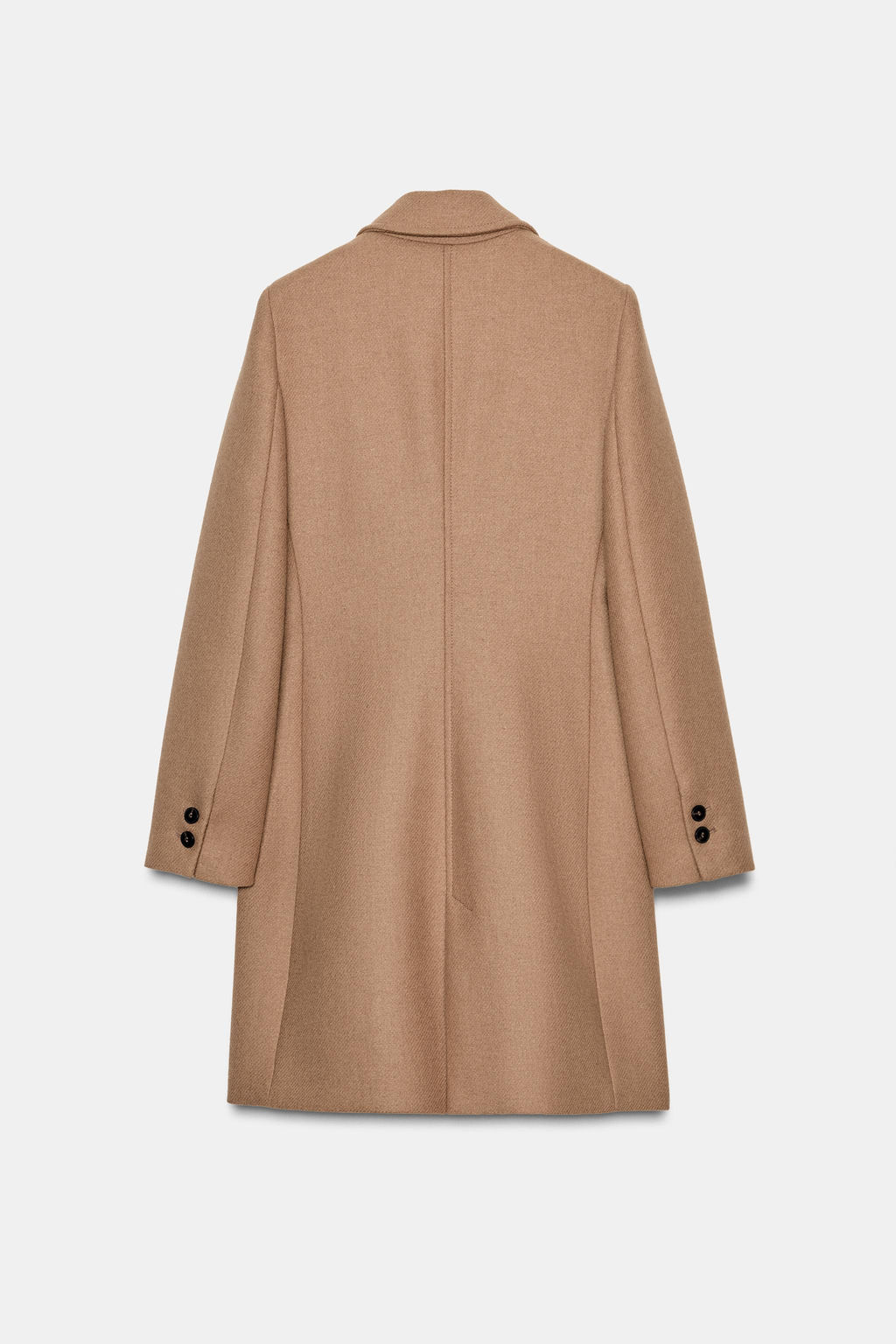 DOUBLE-BREASTED COAT WITH SHOULDER PADS - Zara фото 10