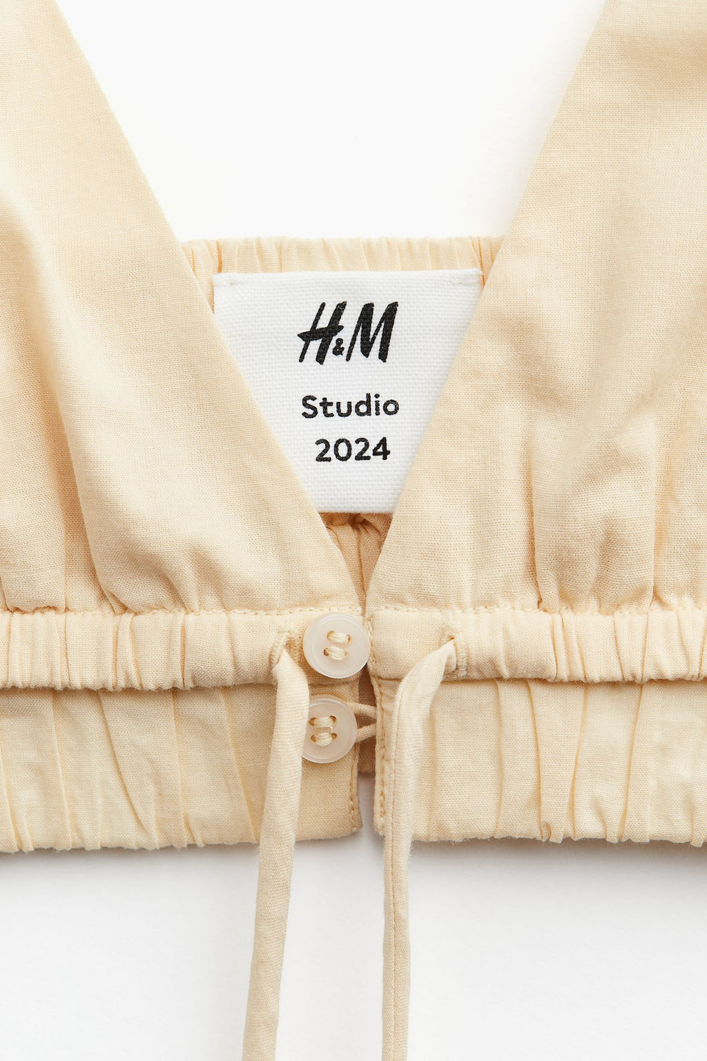 Top bralette con cordon de ajuste - H&m фото 3