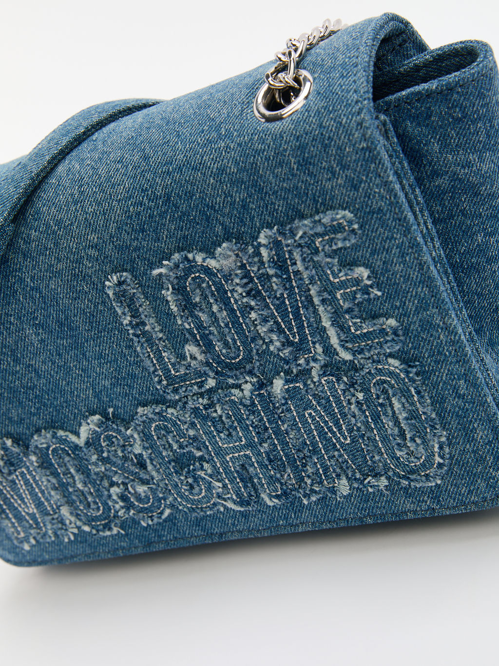 Женская сумка на плечо из денима LOVE MOSCHINO DENIM Артикул 4459248, синий - Diesel фото 3
