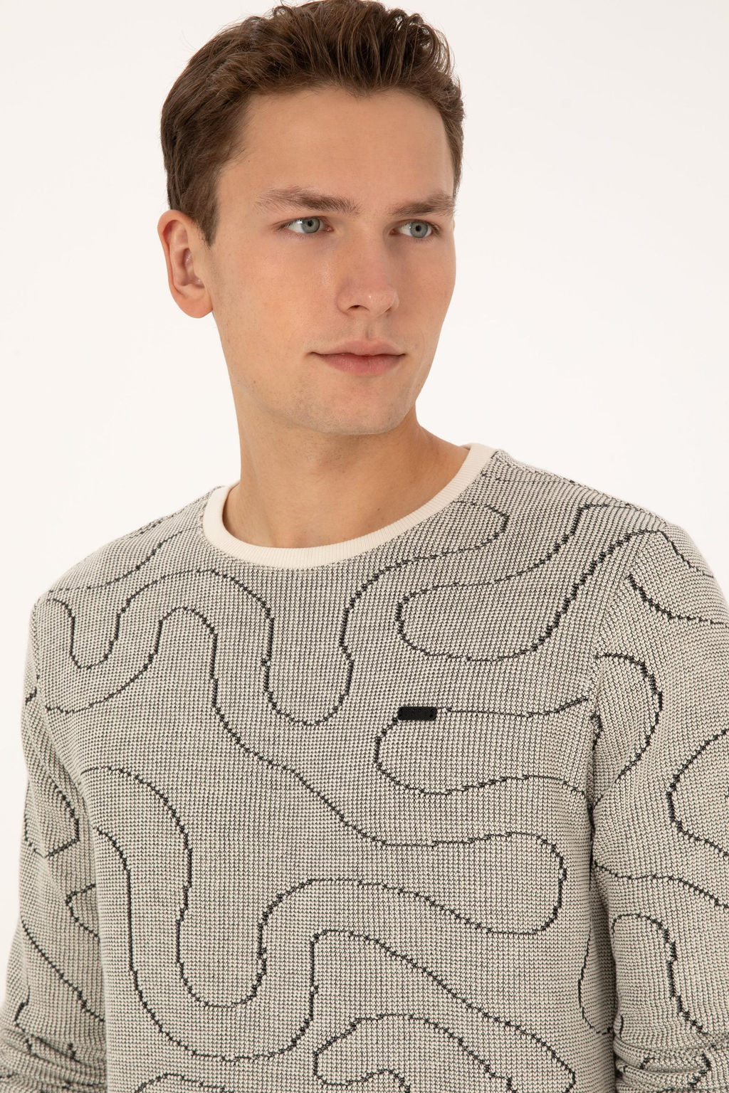 Erkek Regular Fit Bisiklet Yaka Siyah Sweatshirt - U.s. polo assn фото 2