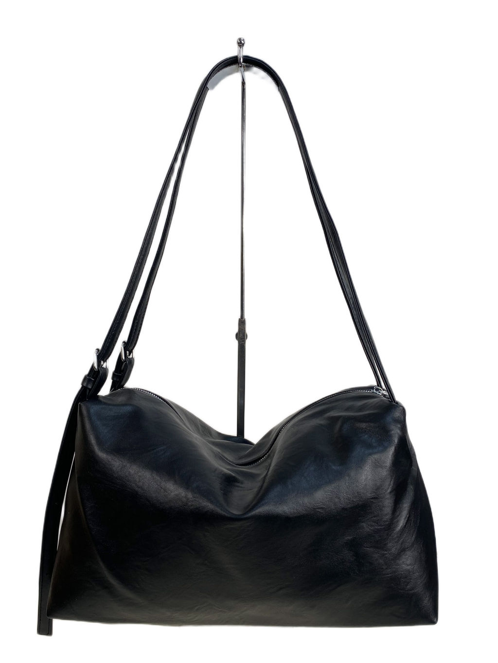 Женская сумка из искусственной кожи, цвет черный - Greta фото 2