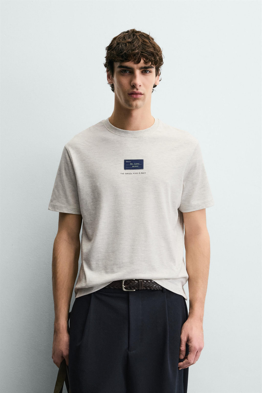 CONTRAST PRINT T-SHIRT - Zara фото 2
