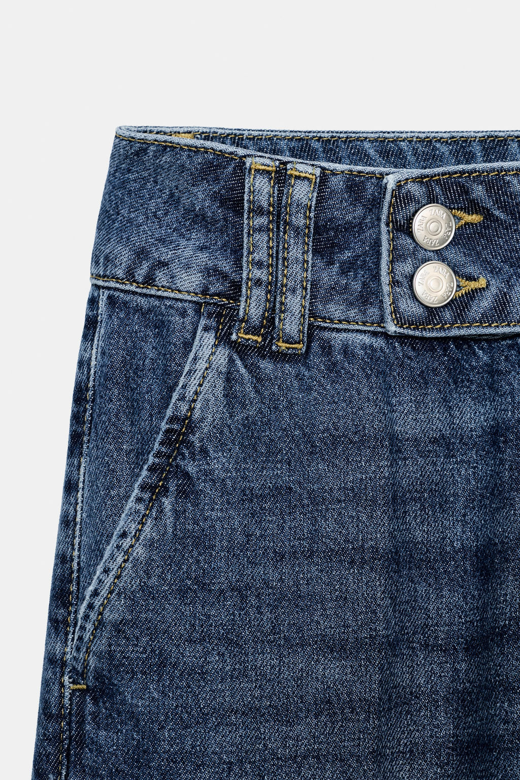 JEANS Z1975 STRAIGHT LOW-RISE TURN-UP HEMS - Zara фото 22